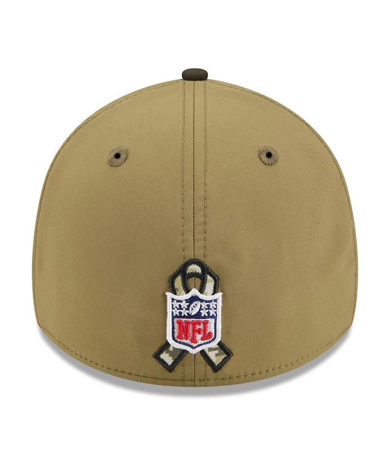 New Era Men's Green/Dark Green Atlanta Falcons 2025 Salute to Service 39THIRTY Flex Hat