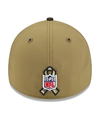New Era Men's Green/Dark Green Atlanta Falcons 2025 Salute to Service 39THIRTY Flex Hat