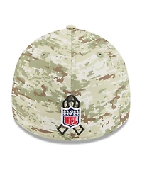 New Era Men's Camo/Dark Green/Dark Green Cincinnati Bengals 2025 Salute to Service 39THIRTY Flex Hat