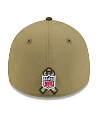 New Era Men's Green/Dark Green Carolina Panthers 2025 Salute to Service 39THIRTY Flex Hat