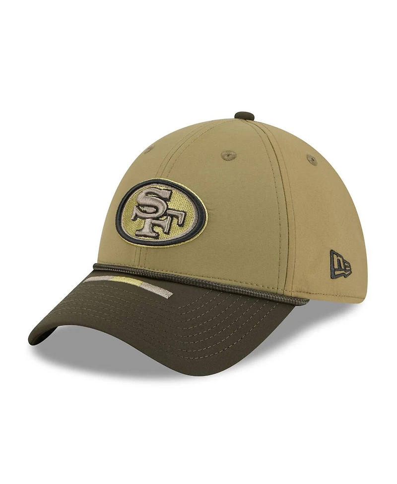 New Era Men's Green/Dark Green San Francisco 49ers 2025 Salute to Service 39THIRTY Flex Hat