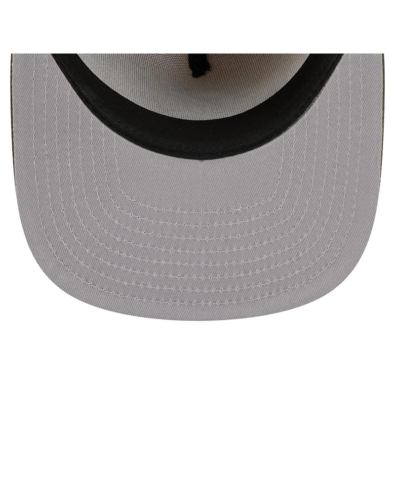 New Era Men's Beige/Olive Miami Dolphins Color Pack A-Frame 59FIFTY Fitted Hat
