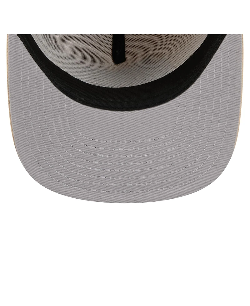New Era Men's Light Beige Kansas City Chiefs Color Pack A-Frame 9FIFTY Snapback Hat