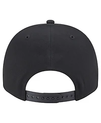 New Era Men's Black St. Louis Cardinals Chainstitch 9FIFTY A-Frame Snapback Hat