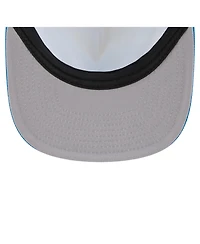 New Era Men's Cream/Blue Detroit Lions Cutout A-Frame 9FIFTY Snapback Hat