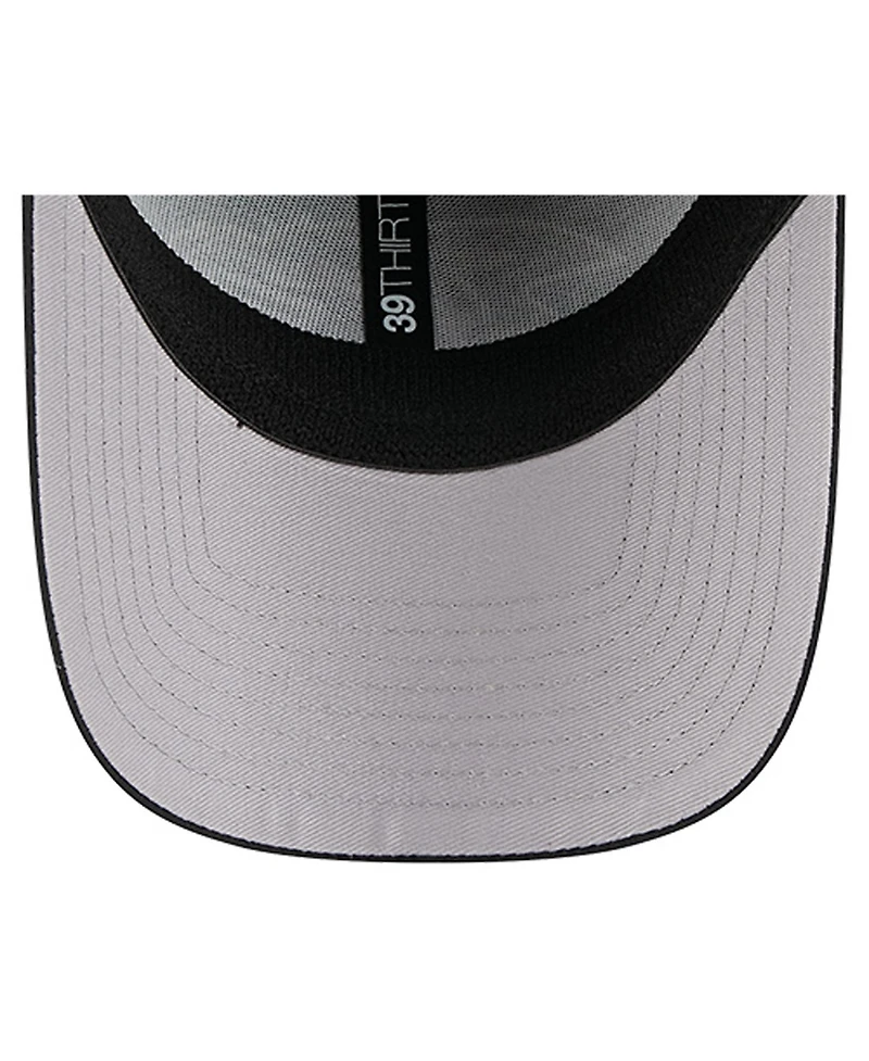 New Era Men's Black Baltimore Ravens Outline 39THIRTY Flex Hat