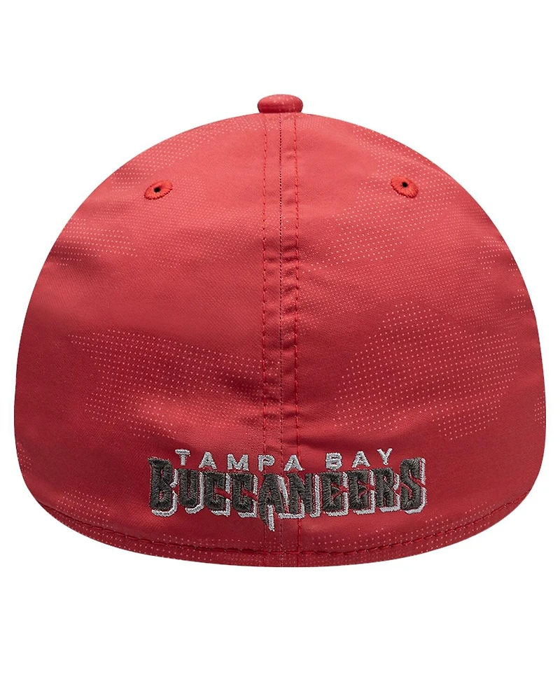 New Era Men's Red Tampa Bay Buccaneers Tonal Camo 39THIRTY Stretch Fit Hat