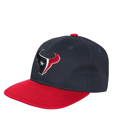 Outerstuff Big Boys and Girls Navy Houston Texans True Retro Adjustable Hat