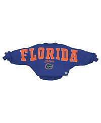 Pressbox Women's Royal Florida Gators Flannigan Oversized Dolman Pullover Sweatshirt