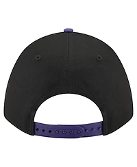 New Era Men's Black Baltimore Ravens Arch 9FORTY A-Frame Adjustable Hat