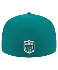 New Era Men's Green York Jets Oversized 59FIFTY Fitted Hat