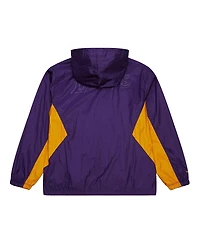 Mitchell & Ness Men's Purple Los Angeles Lakers Playmaker Full-Zip Windbreaker Jacket