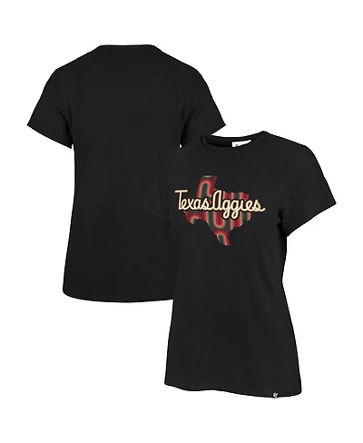 '47 Brand Women's Black Texas A&M Aggies Gig Em Girl Retro T-Shirt
