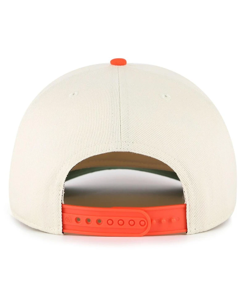 '47 Brand Men's Natural Clemson Tigers Pomona Two-Tone Rope Hitch Adjustable Hat