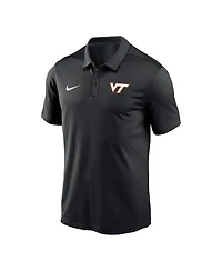 Nike Men's Black Virginia Tech Hokies Victory Solid Performance Polo Shirt
