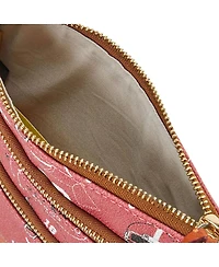 Dooney & Bourke Alabama Crimson Tide Football Halftime Triple Zip Crossbody Bag