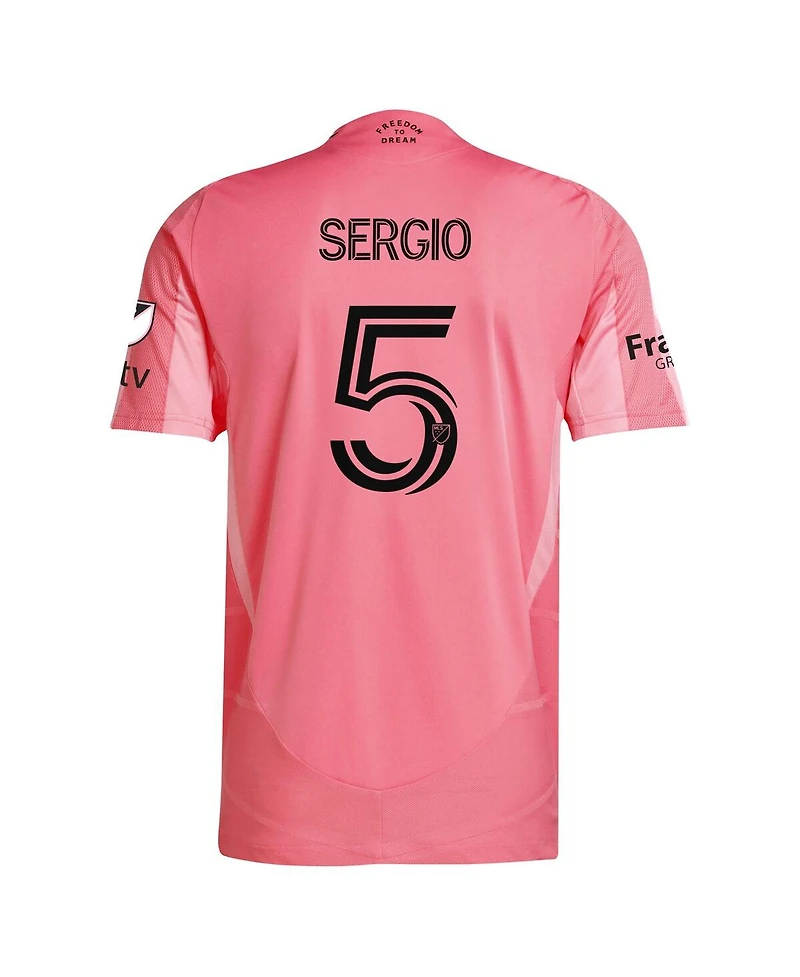 Adidas Men's Sergio Busquets Light Pink Inter Miami Cf 2025 Euforia Authentic Player Jersey