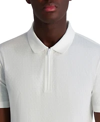 Karl Lagerfeld Paris Men's Performance Pull-Over Polo Shirt