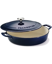 Tramontina Bestow 4-Quart Cast Iron Enameled Braiser with Lid