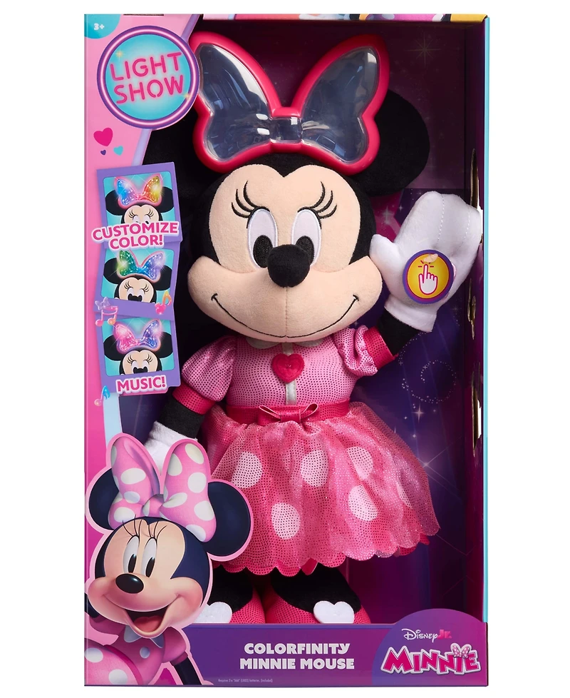 Minnie Mouse Disney Jr. Minnie Mouse Colorfinity Plush Toy