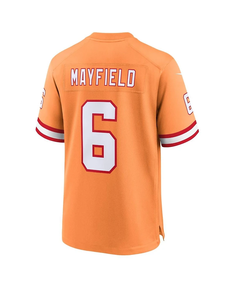 Nike Men's Baker Mayfield Orange Tampa Bay Buccaneers Throwback Game Jersey