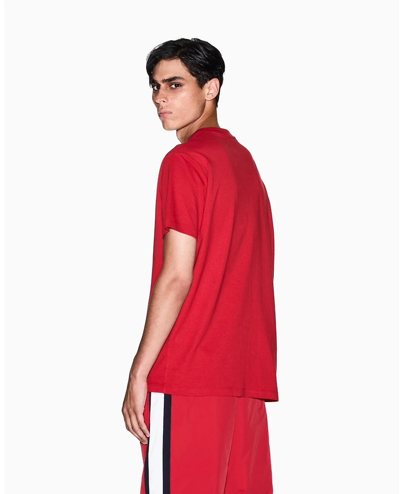 A|X Armani Exchange Men's Top Chest "A X 1991" Badge Graphic T-Shirt