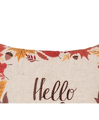 Hello Fall Pillow, 18" x 18"