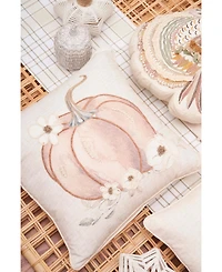 Autumn Fields Pumpkin Throw Pillow, 18" x 18"