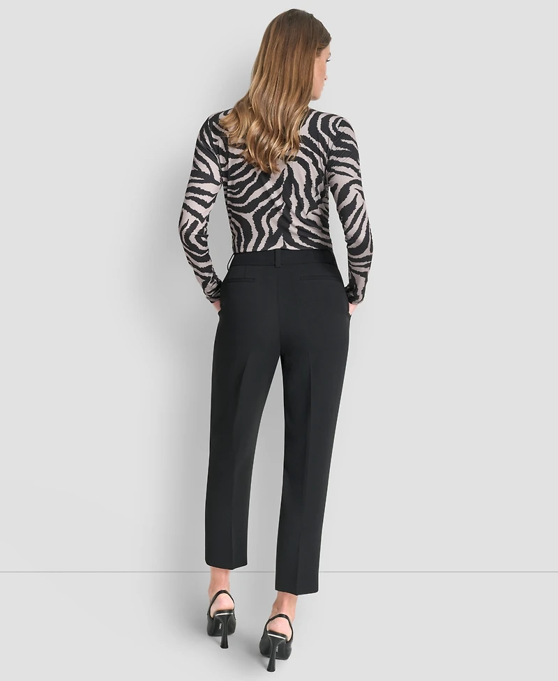 Dkny Women's Essex Ankle Leg Mid Rise Pants