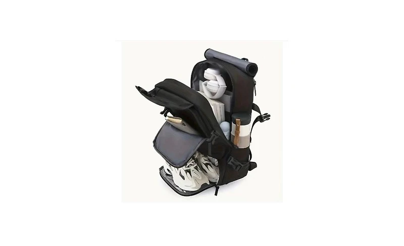 Anti-Theft Laptop Backpack with Shoe Compartment - Convertible Business & Hiking Bag, Heavy-Duty Nylon Travel Backpack