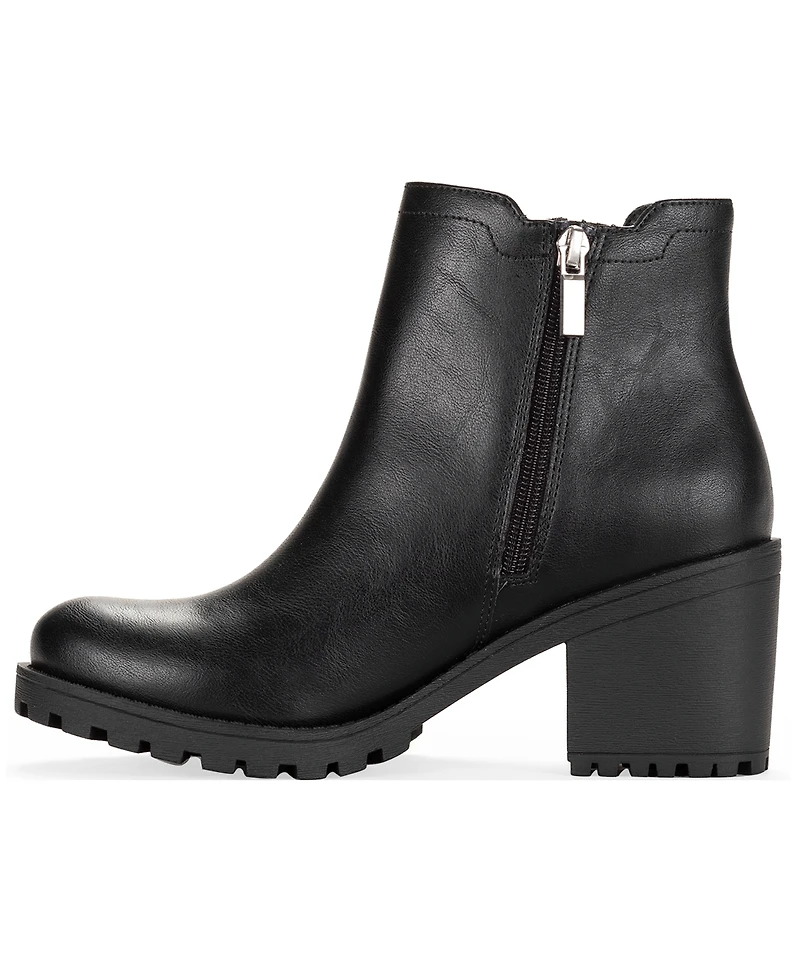 Wild Pair Women's Morghann Round Toe Lug Booties, Macy's Exclusive