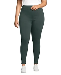 Lands' End Plus High Rise Serious Sweats Fleece Lined Pocket Leggings