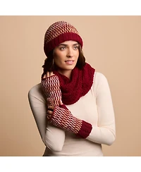 Feelgoodz Women s Artisan Hand-Knit Adirondack Winter Wool Half Mitten