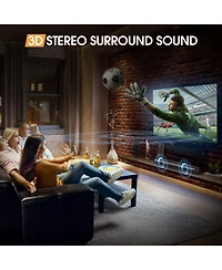 Sound Bar for Tv with 3D Surround Sound and Dual Bass Technology