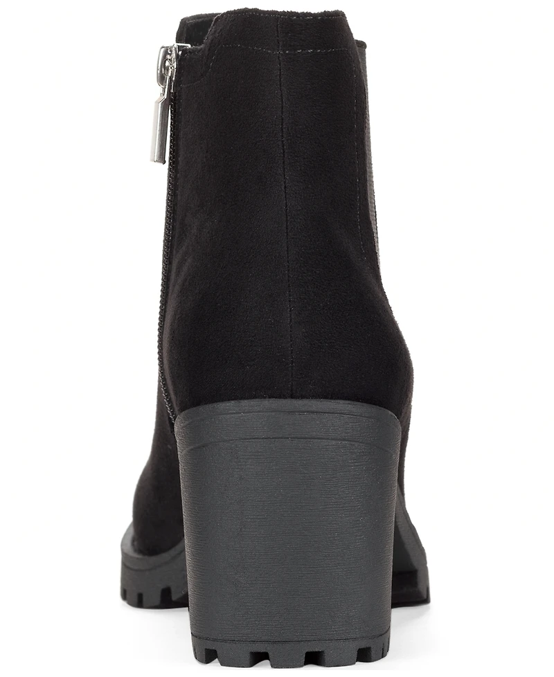 Wild Pair Women's Morghann Round Toe Lug Booties, Macy's Exclusive