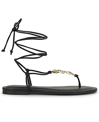 I.n.c. International Concepts Women's Hakima Lace-up Flat Sandals, Macy's Exclusive