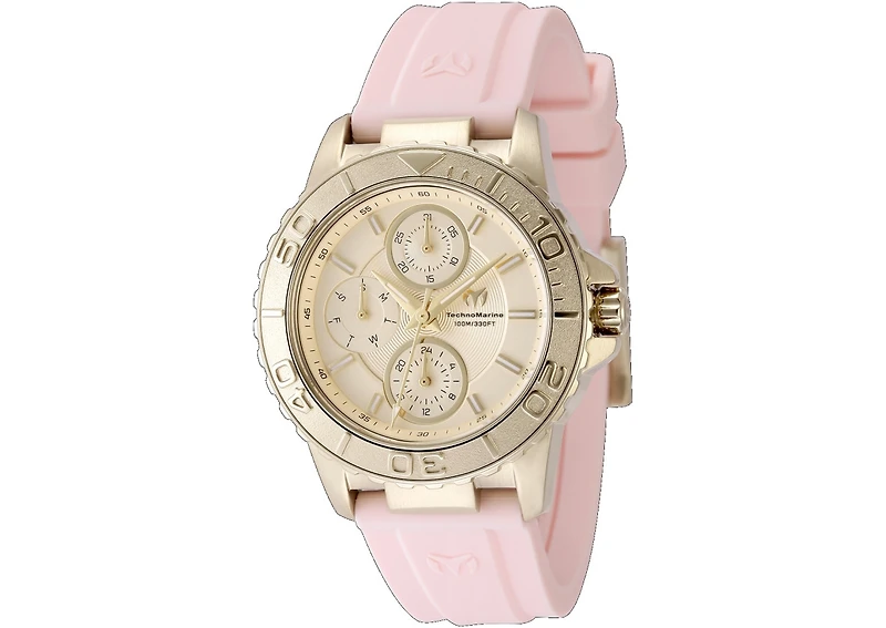 Technomarine Women's Tm-725018 Sea Quartz Gold Dial Watch