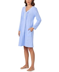 Eileen West Women's Floral Long Sleeve Night Gown