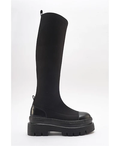 Prologue Shoes Celine Scuba Knee High Boot (Women)
