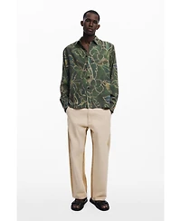 Desigual Men's Long-sleeve forest shirt