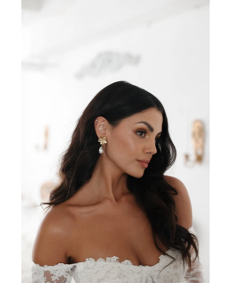 Untamed Petals Elise Baroque Drop Earrings