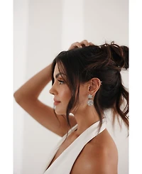 Untamed Petals Empress Crystal Earrings
