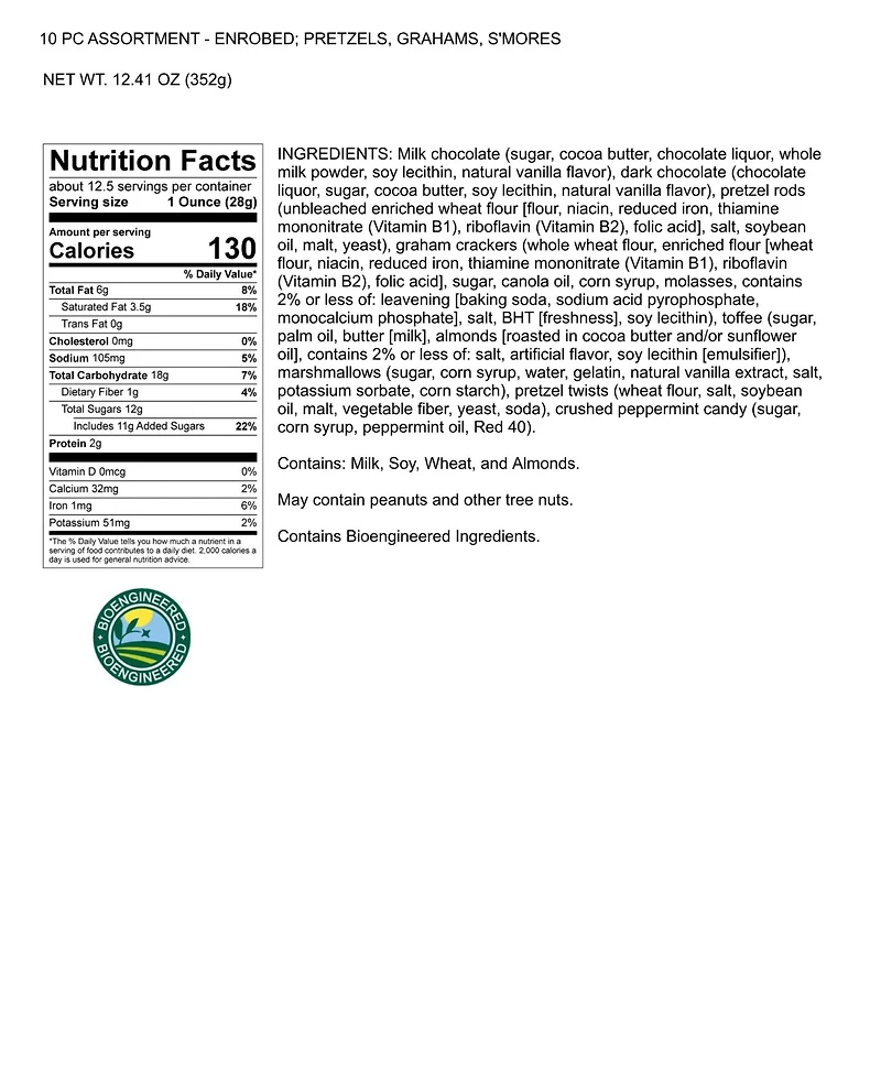 Astor Chocolate Holiday Sampler Box, 10-Pc.