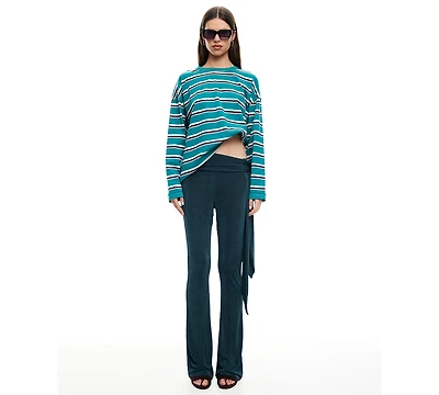 Lioness Women's Butterfly Tie Mid Rise Pants