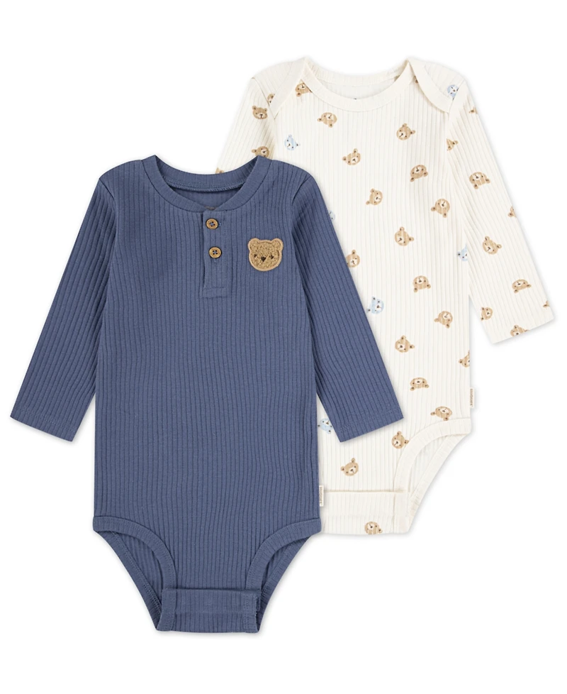 Huggies Baby Boys 2-Piece Long Sleeves Bodysuits Set