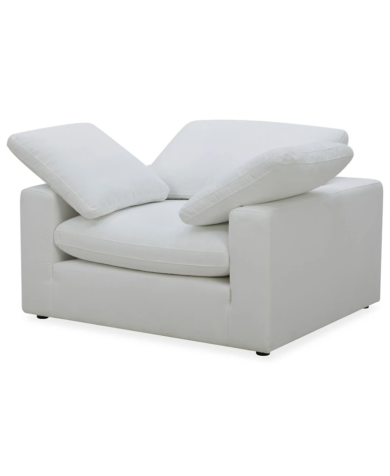 Furniture Fog 55" Fabric Accent Chair