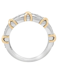 Macy's Diamond Xo Ring (1 ct. t.w.) in 14K Yellow and White Gold