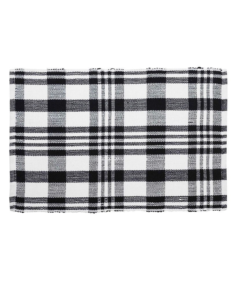 Vcny Home Plaid Indoor and Outdoor Layering Rug, 24" x 36"