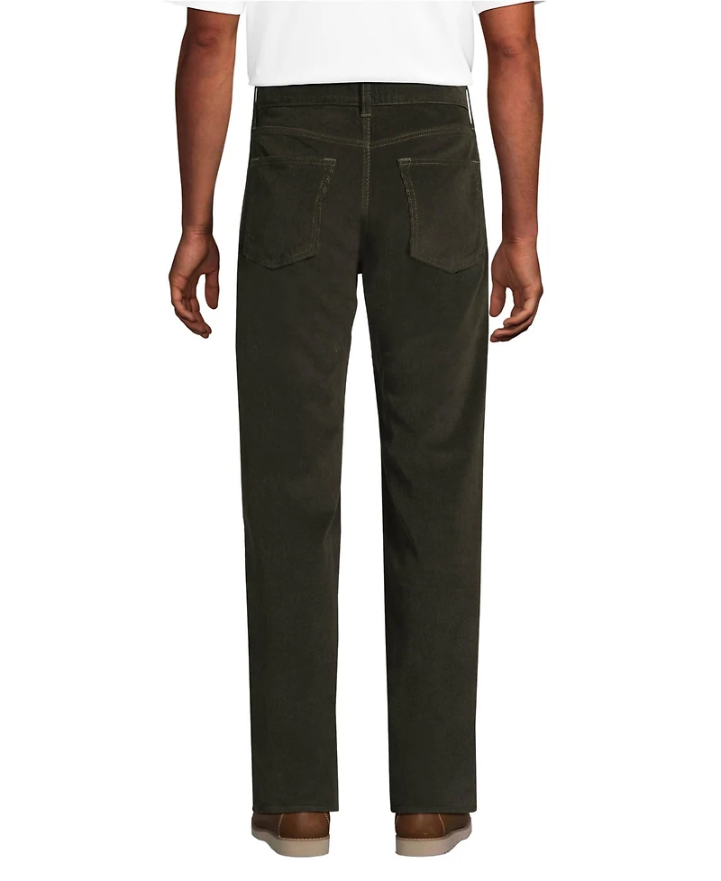 Lands' End Men's Corduroy Comfort Waist Classic Fit 5 Pocket Pant