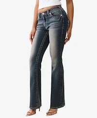 True Religion Women's Becca Bootcut Big Flap Jeans